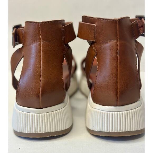 MIA Women's Lunna Round Toe Platform Sandals Cognac Size 8.5M NEW - Picture 7 of 7